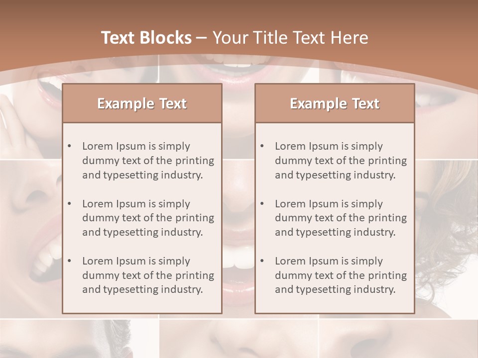 Care Happy Young PowerPoint Template
