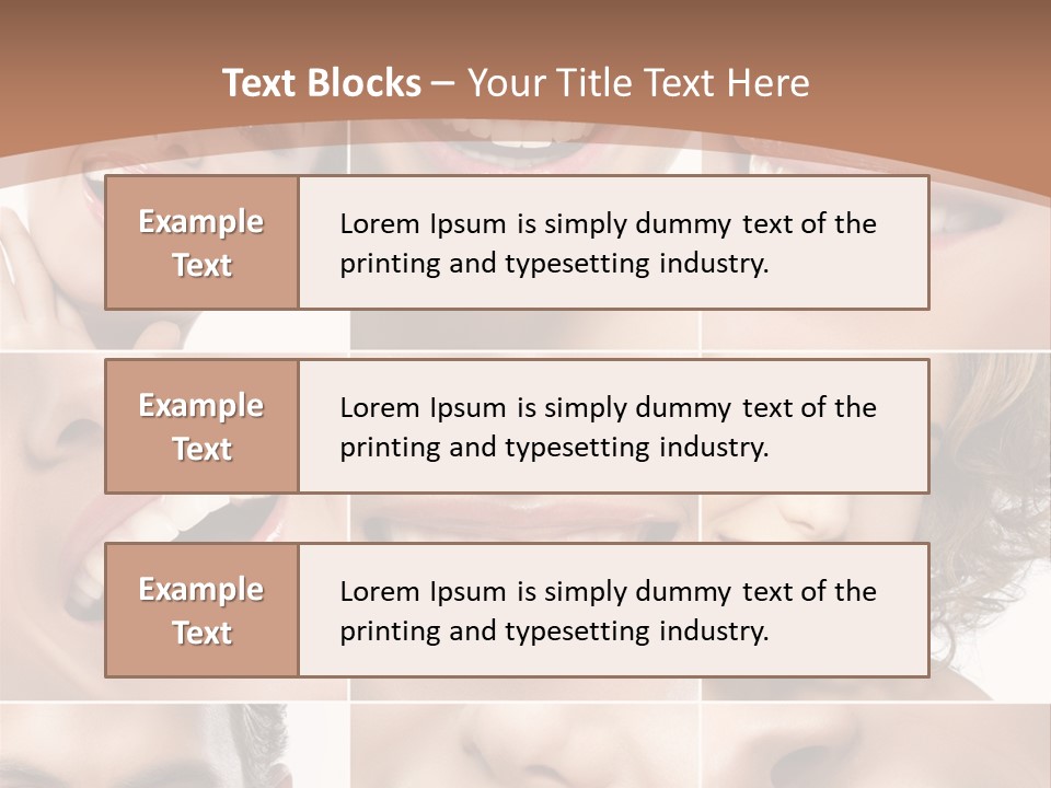 Care Happy Young PowerPoint Template