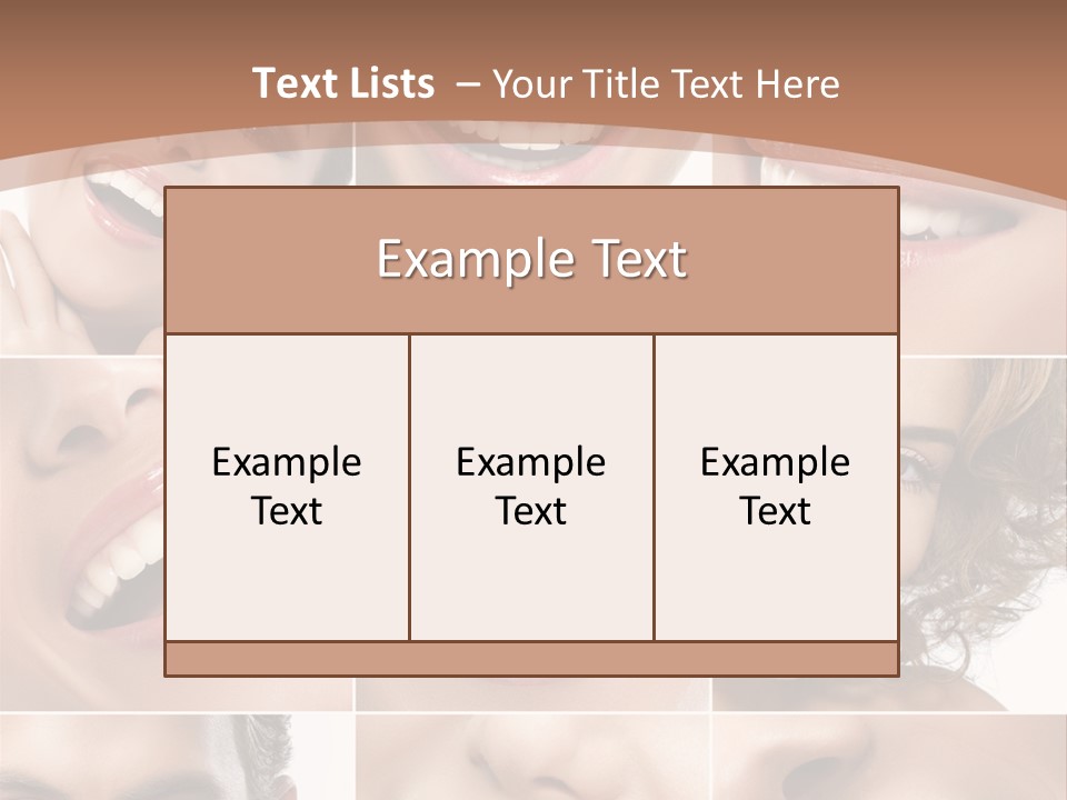 Care Happy Young PowerPoint Template