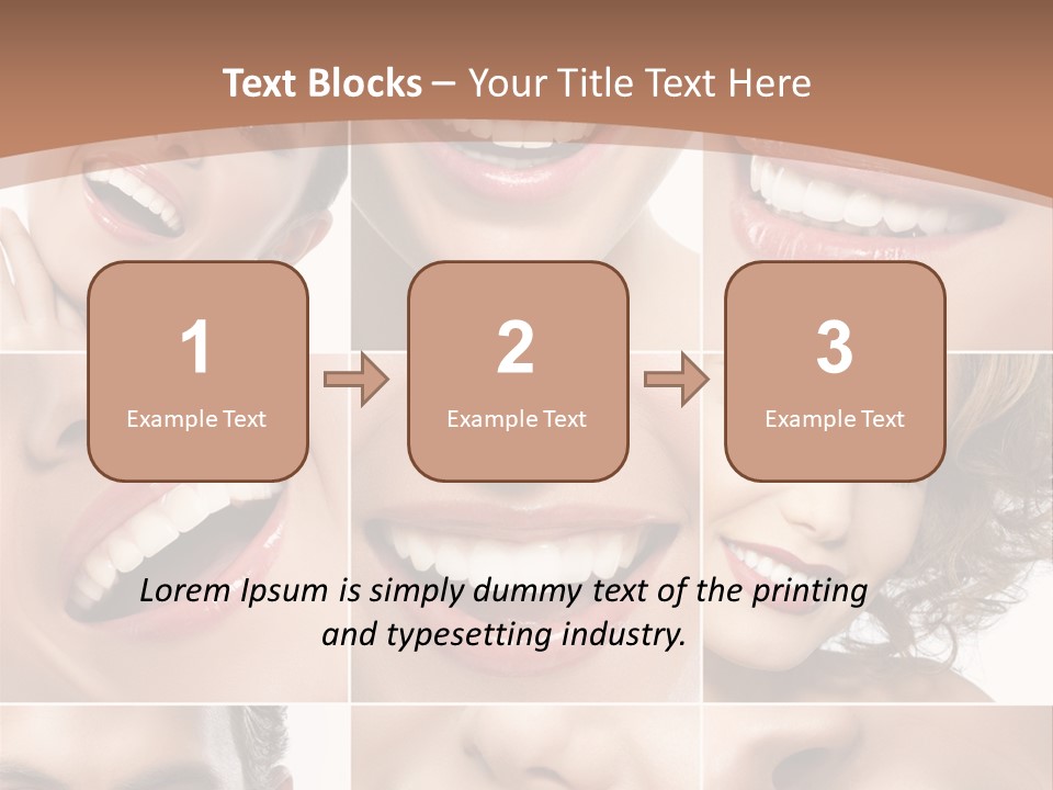 Care Happy Young PowerPoint Template