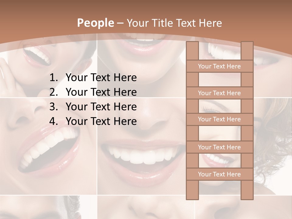 Care Happy Young PowerPoint Template