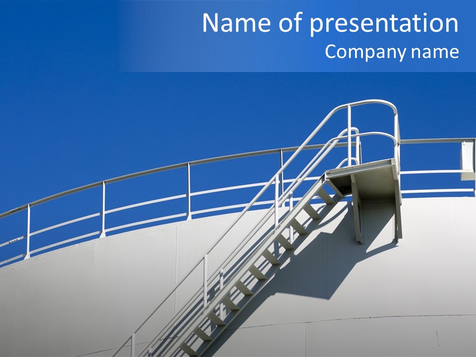 Gas Gray Manufacturing PowerPoint Template