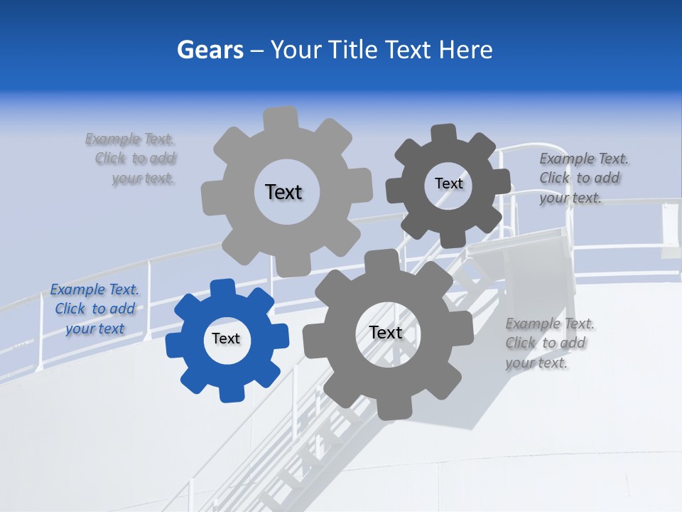 Gas Gray Manufacturing PowerPoint Template