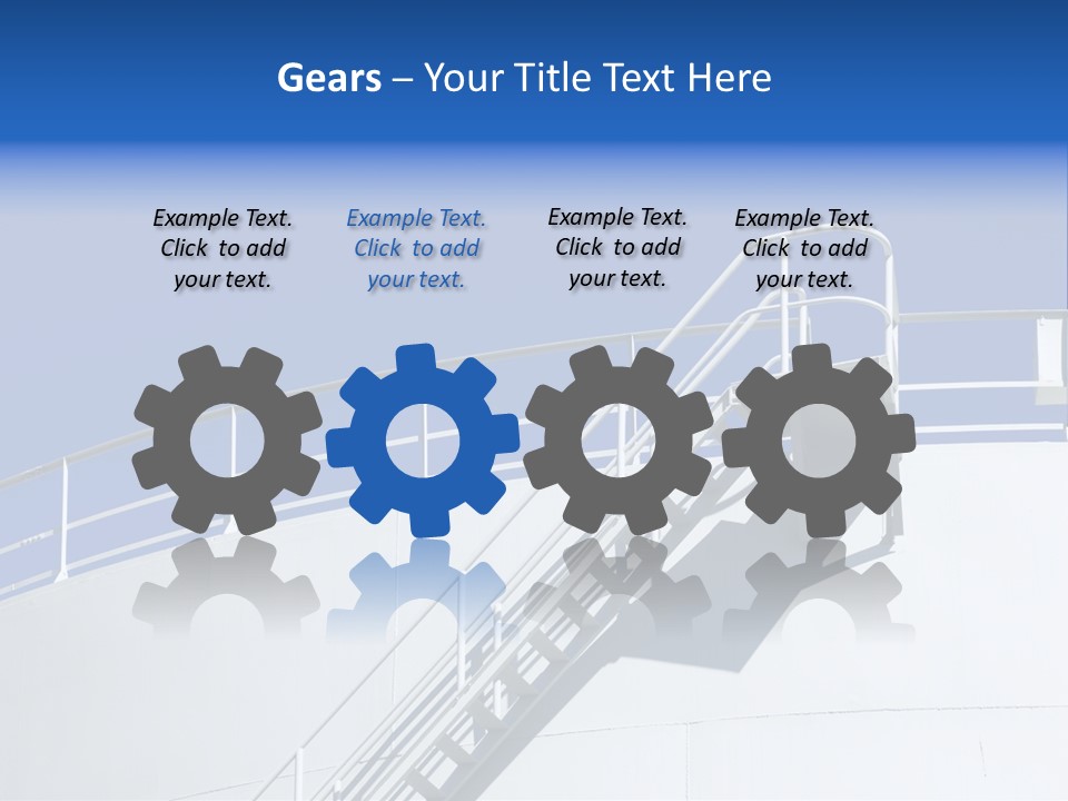 Gas Gray Manufacturing PowerPoint Template