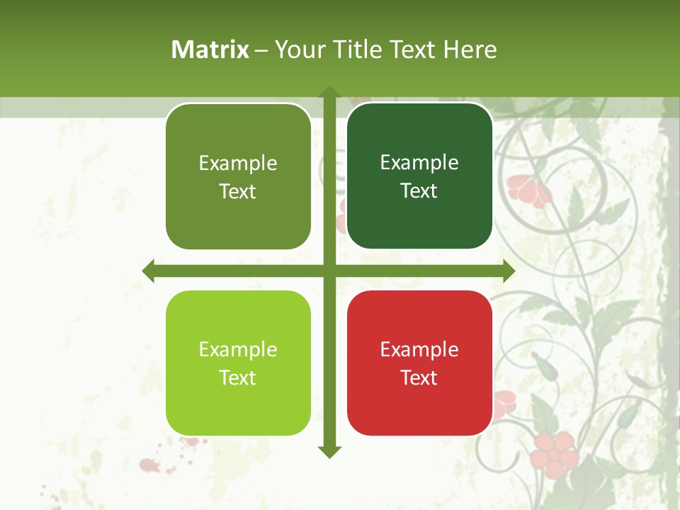 Plant Beauty Abstract PowerPoint Template