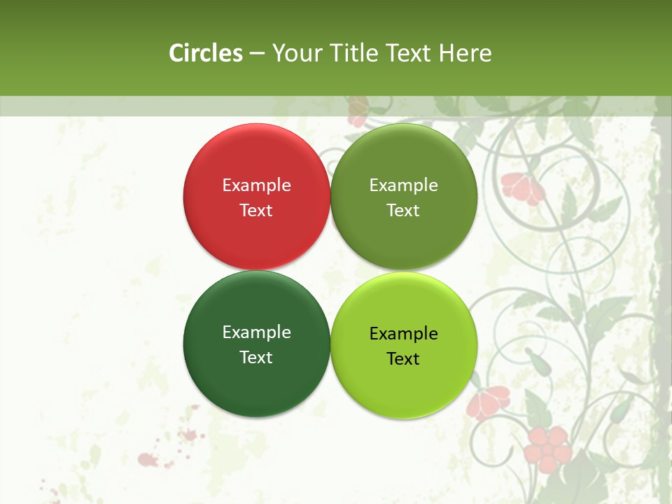 Plant Beauty Abstract PowerPoint Template