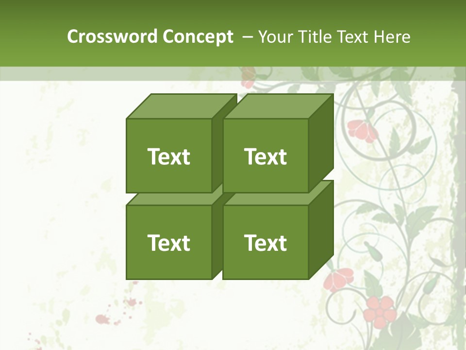 Plant Beauty Abstract PowerPoint Template