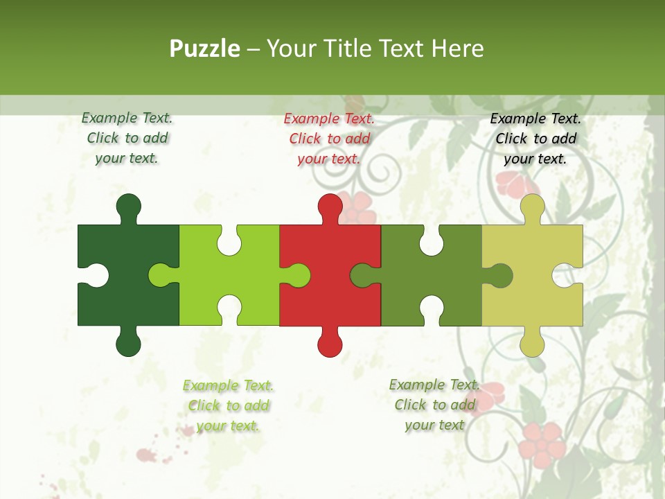 Plant Beauty Abstract PowerPoint Template