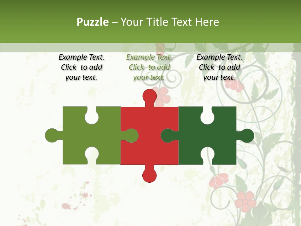 Plant Beauty Abstract PowerPoint Template
