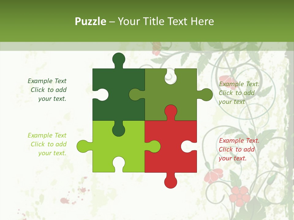 Plant Beauty Abstract PowerPoint Template