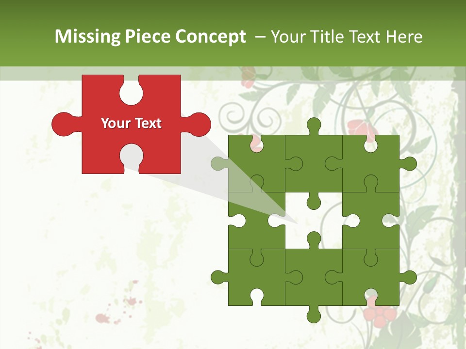 Plant Beauty Abstract PowerPoint Template