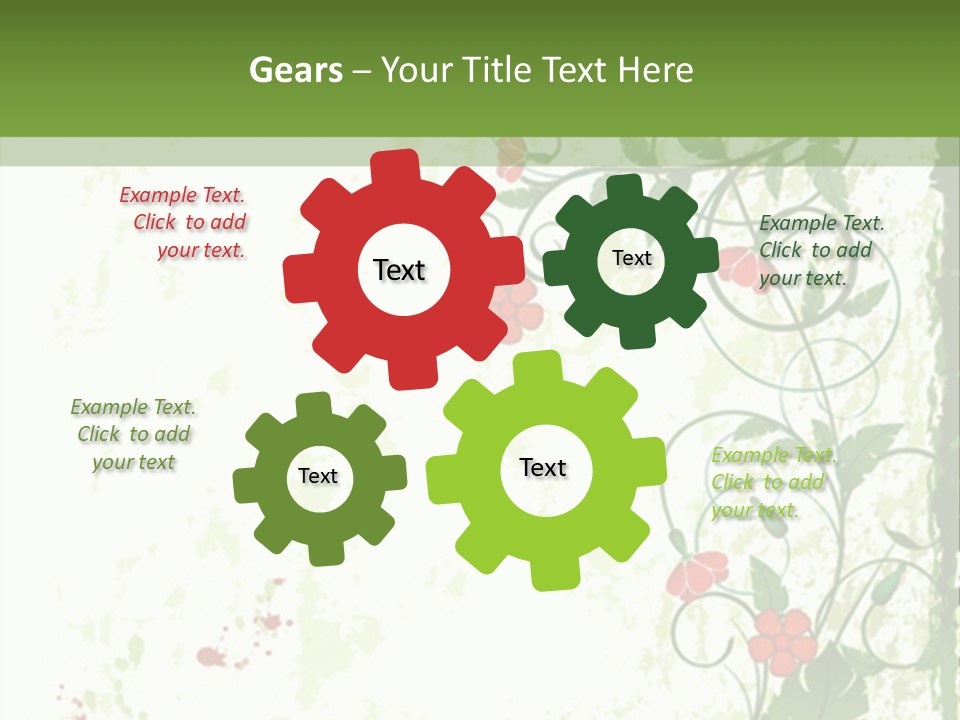 Plant Beauty Abstract PowerPoint Template