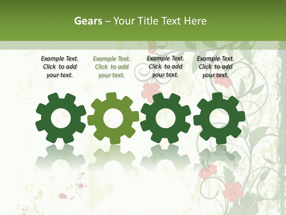Plant Beauty Abstract PowerPoint Template