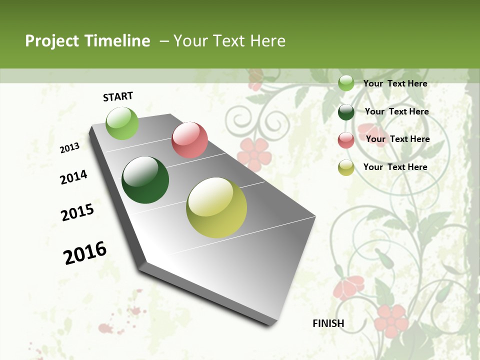 Plant Beauty Abstract PowerPoint Template