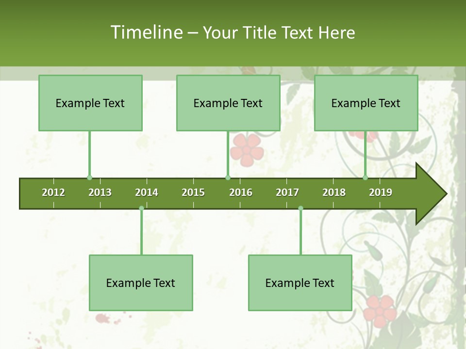 Plant Beauty Abstract PowerPoint Template