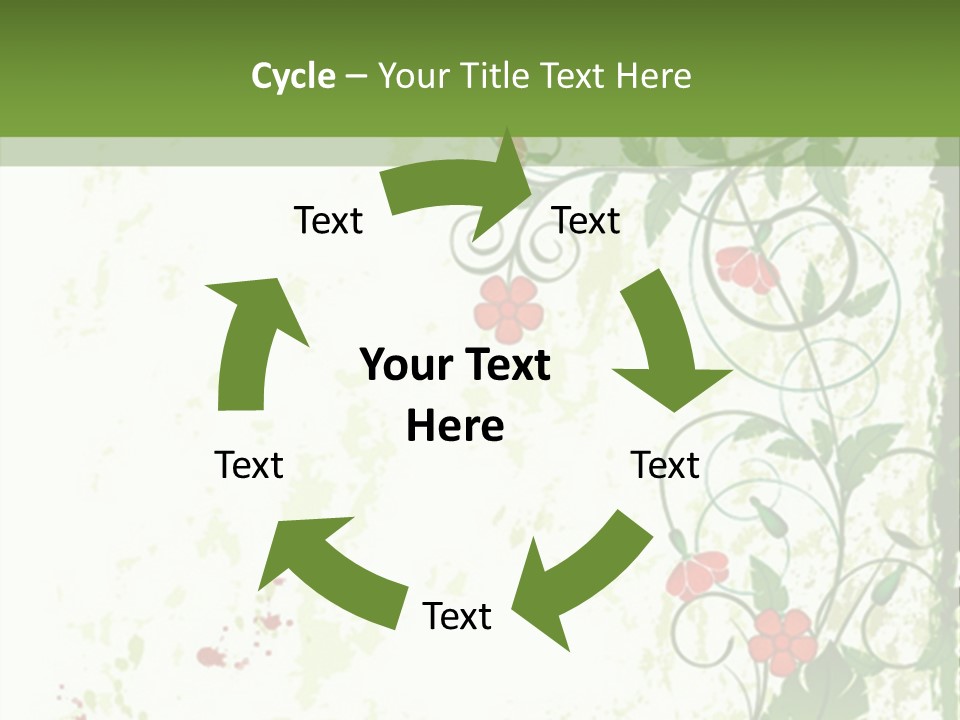 Plant Beauty Abstract PowerPoint Template
