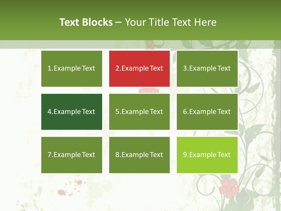 Plant Beauty Abstract PowerPoint Template