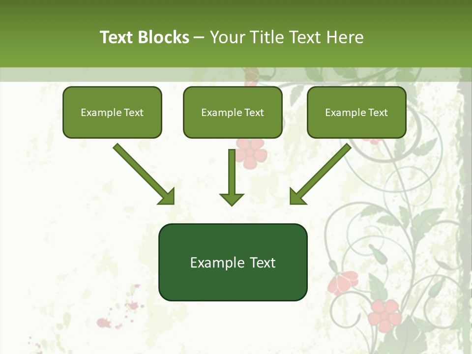 Plant Beauty Abstract PowerPoint Template