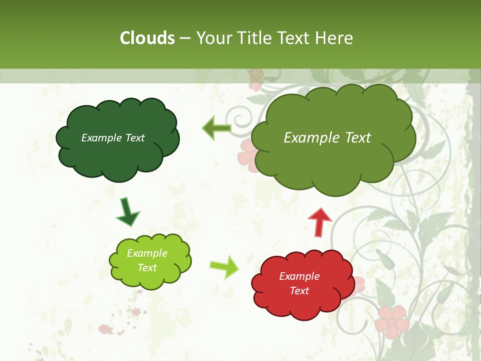 Plant Beauty Abstract PowerPoint Template