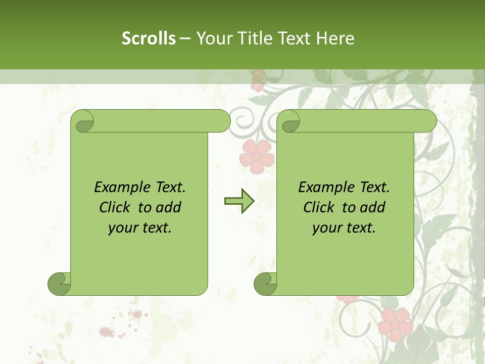 Plant Beauty Abstract PowerPoint Template