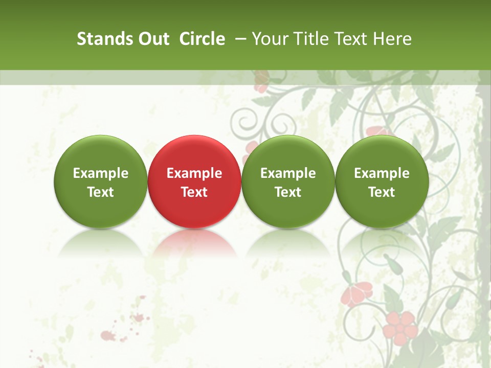Plant Beauty Abstract PowerPoint Template