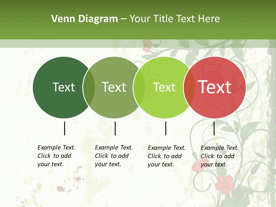 Plant Beauty Abstract PowerPoint Template