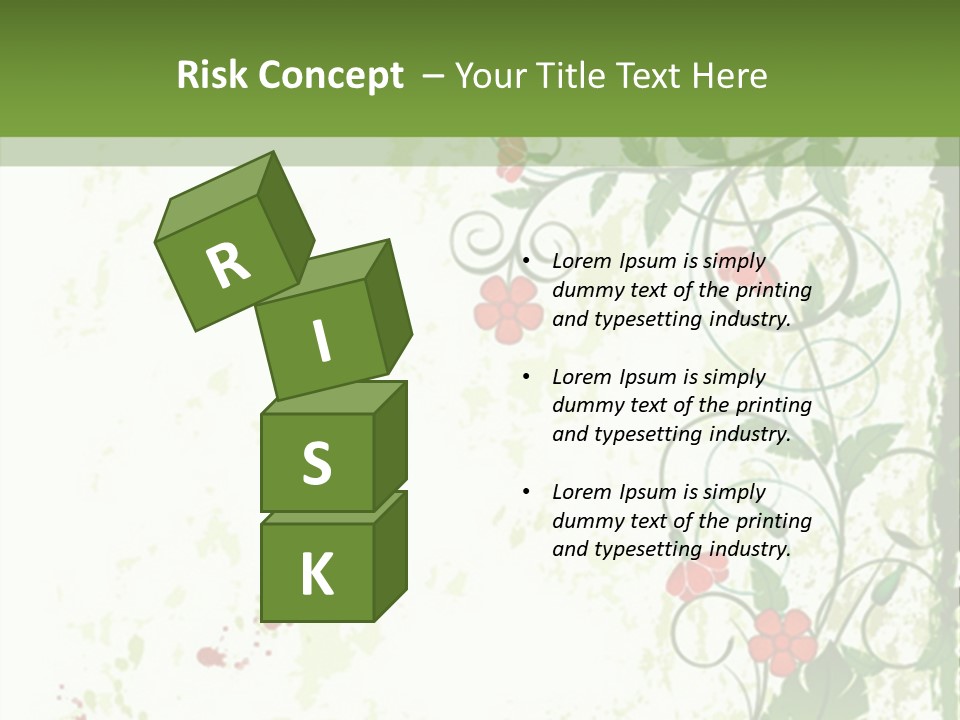 Plant Beauty Abstract PowerPoint Template