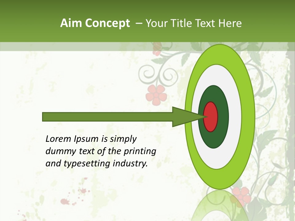 Plant Beauty Abstract PowerPoint Template