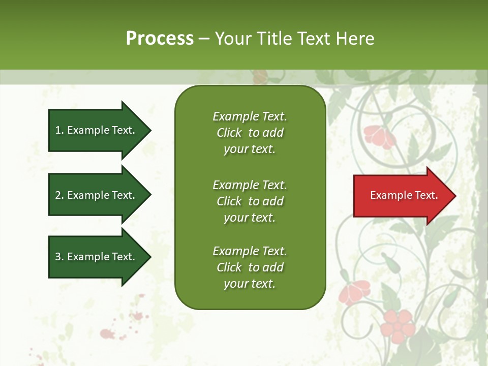 Plant Beauty Abstract PowerPoint Template
