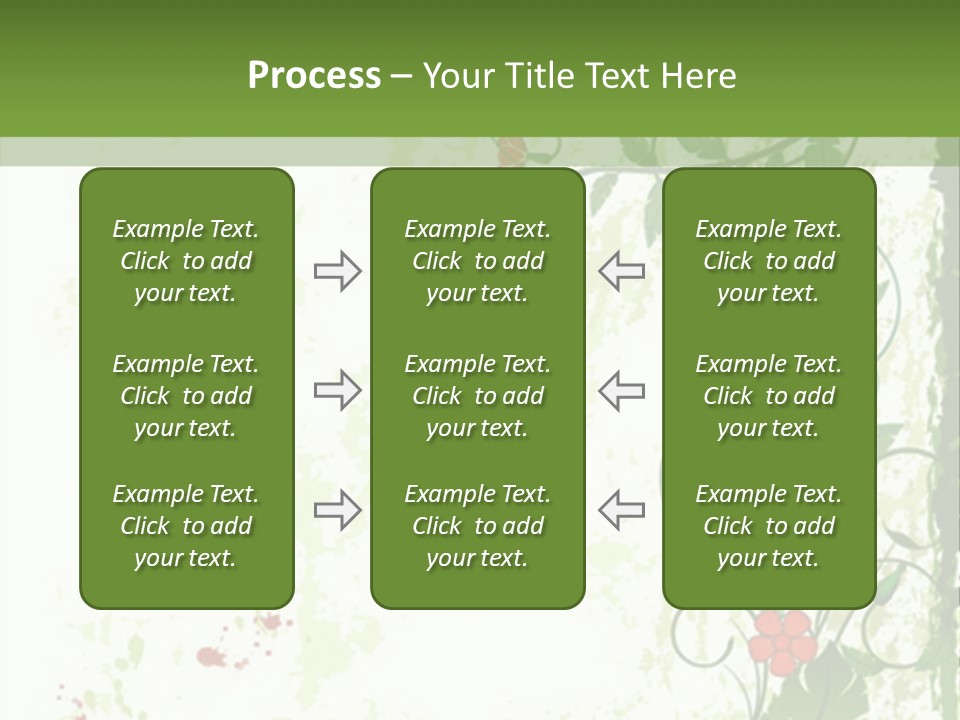 Plant Beauty Abstract PowerPoint Template