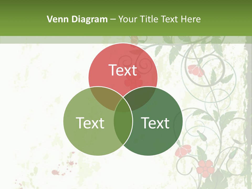 Plant Beauty Abstract PowerPoint Template