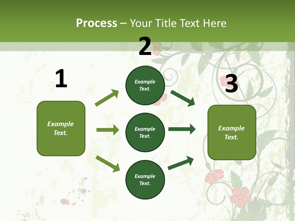 Plant Beauty Abstract PowerPoint Template