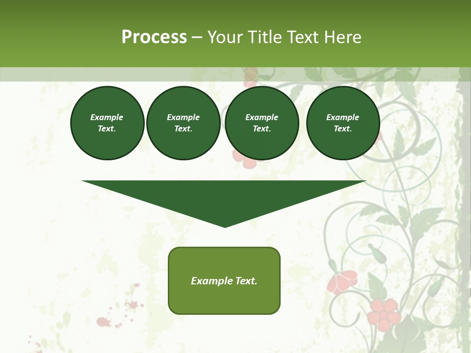 Plant Beauty Abstract PowerPoint Template