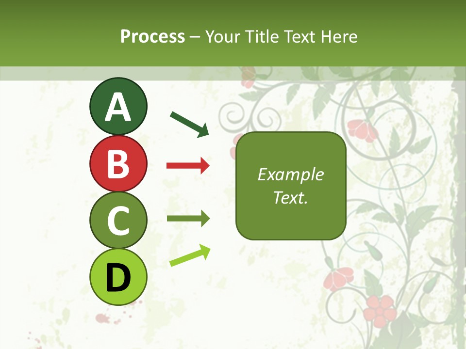 Plant Beauty Abstract PowerPoint Template