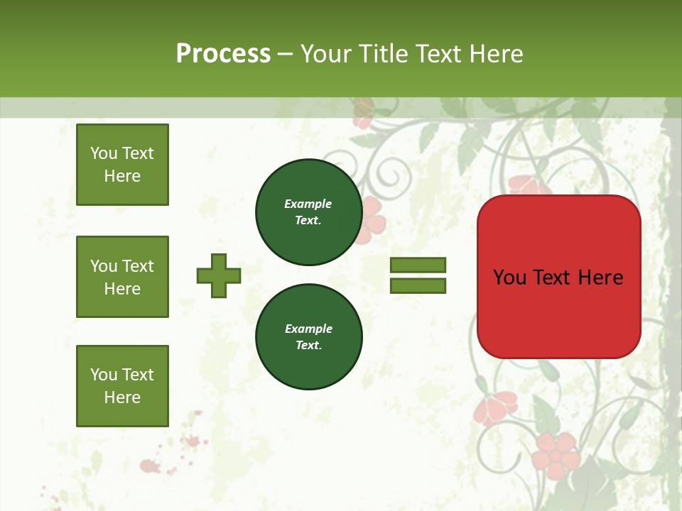 Plant Beauty Abstract PowerPoint Template
