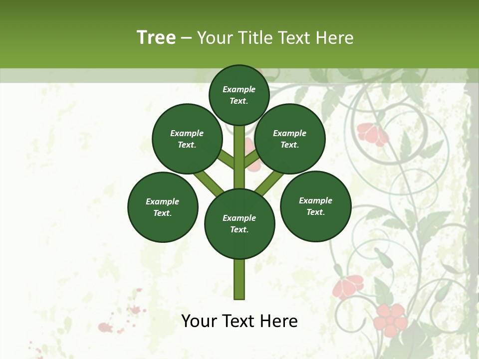 Plant Beauty Abstract PowerPoint Template
