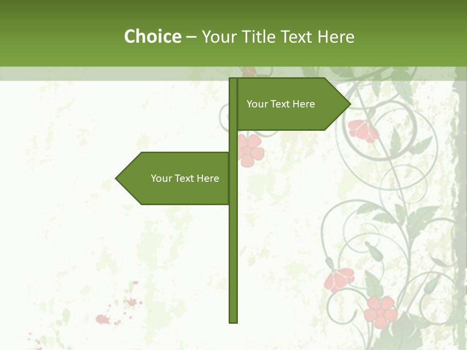 Plant Beauty Abstract PowerPoint Template