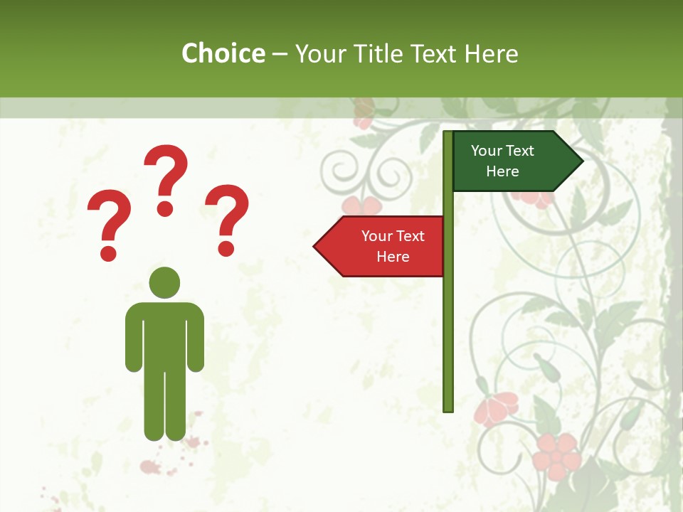 Plant Beauty Abstract PowerPoint Template