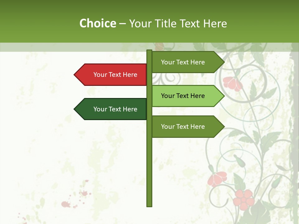 Plant Beauty Abstract PowerPoint Template