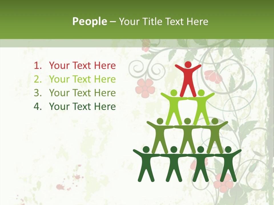 Plant Beauty Abstract PowerPoint Template