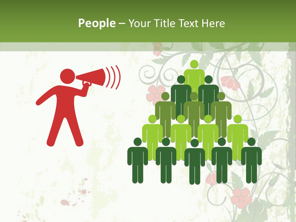 Plant Beauty Abstract PowerPoint Template
