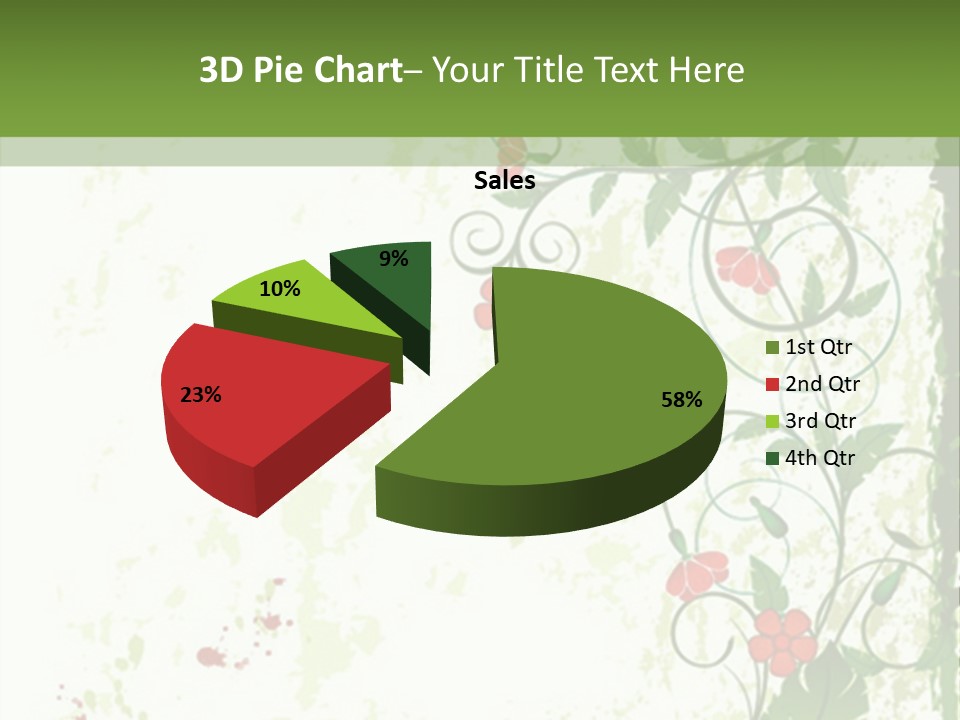 Plant Beauty Abstract PowerPoint Template