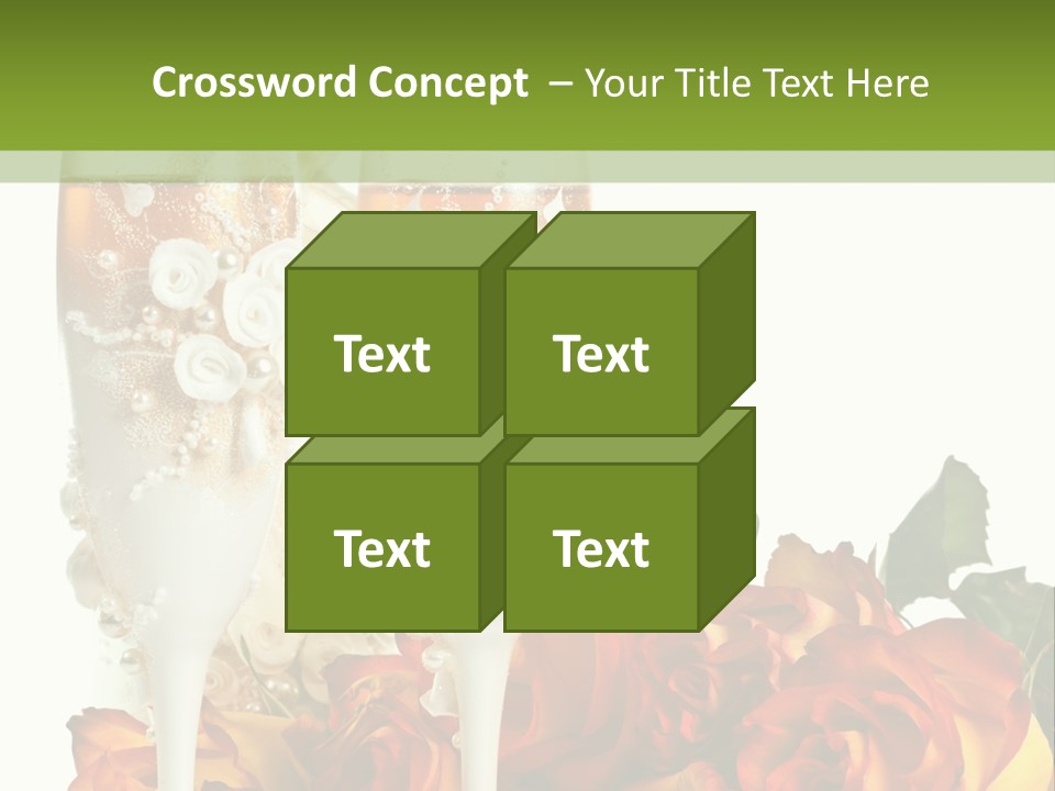 Nobody White Two PowerPoint Template