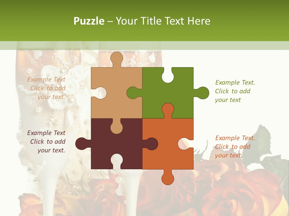 Nobody White Two PowerPoint Template