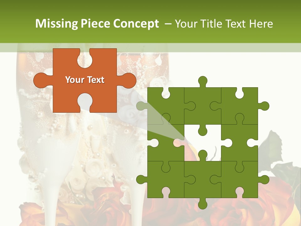 Nobody White Two PowerPoint Template