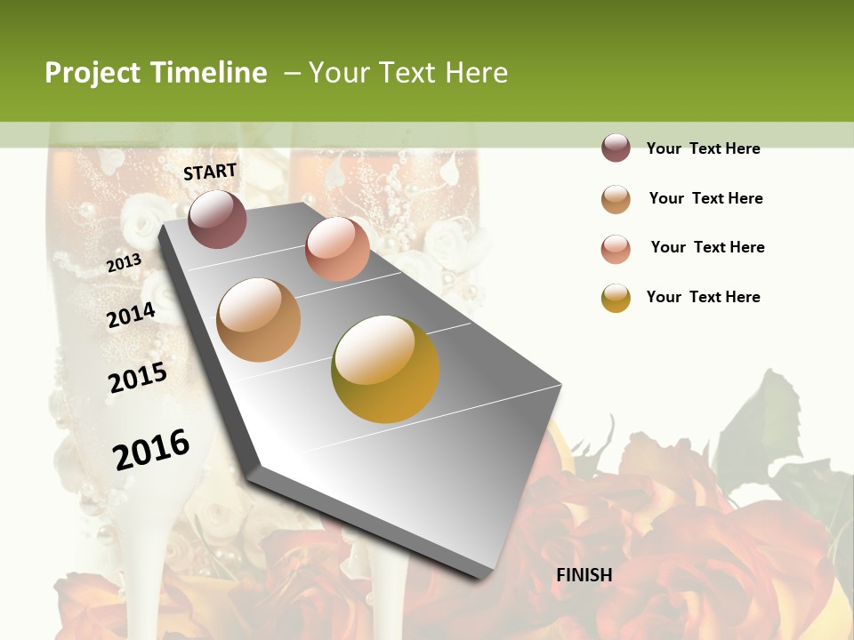 Nobody White Two PowerPoint Template