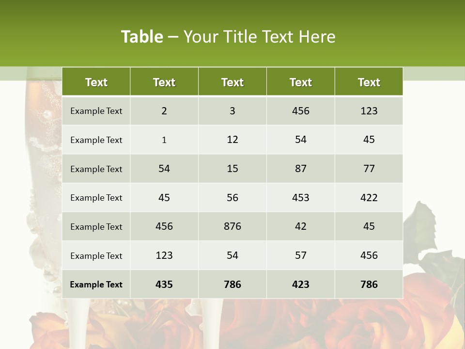 Nobody White Two PowerPoint Template
