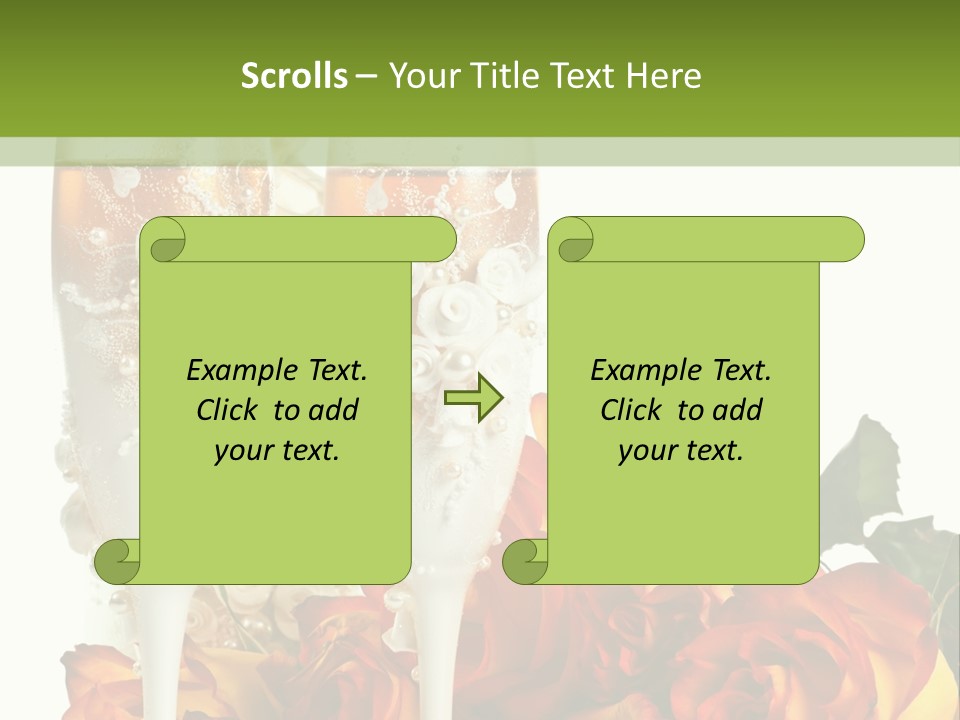 Nobody White Two PowerPoint Template