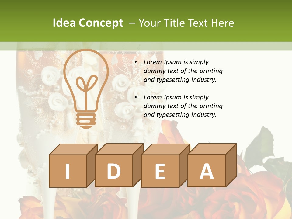 Nobody White Two PowerPoint Template