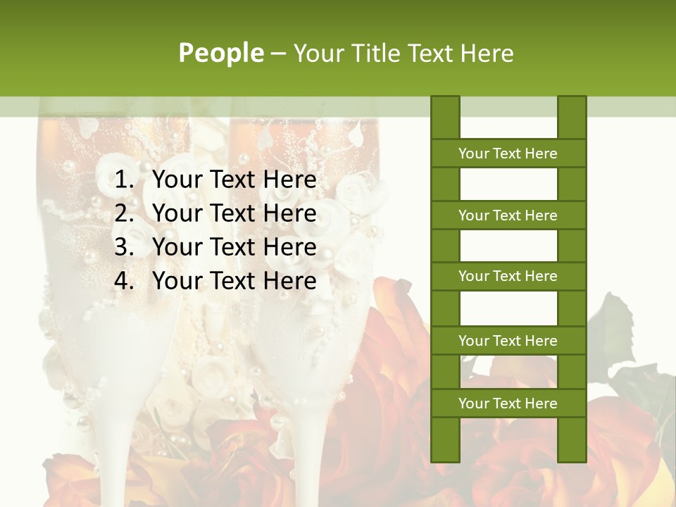 Nobody White Two PowerPoint Template